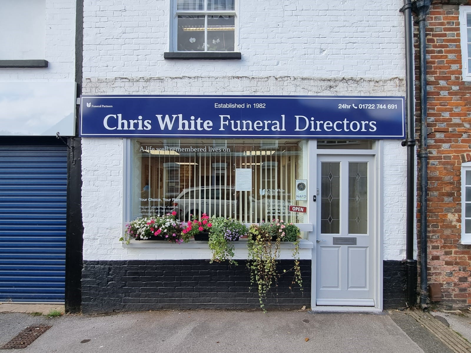 Chris White funerals in WIlton